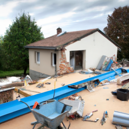 Extension de maison avec véranda-salle à manger Villeneuve-Loubet